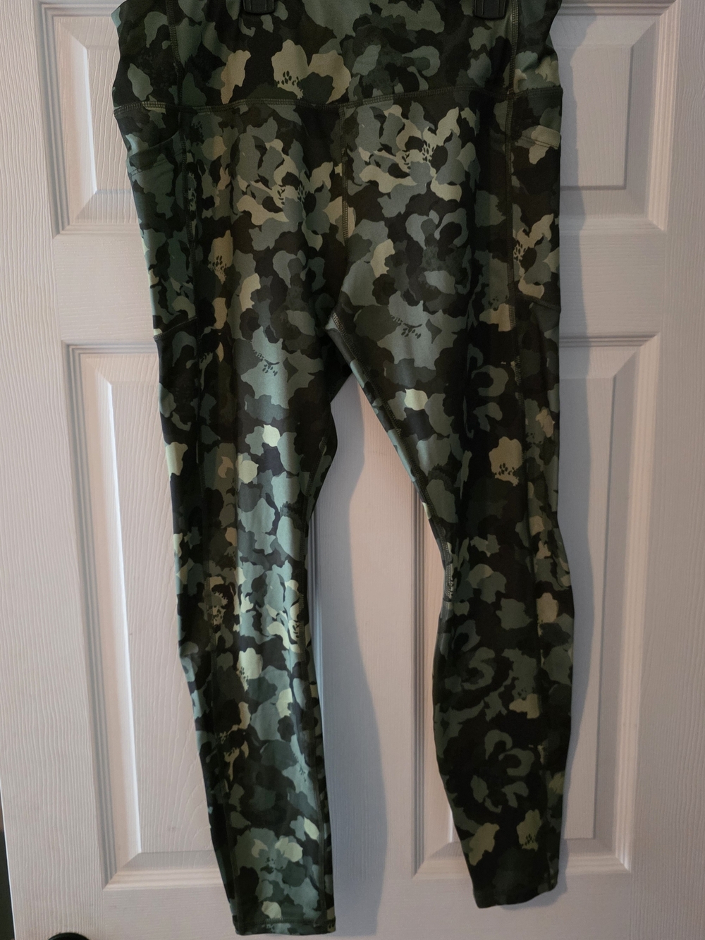 Kids Camo Leggings - Green Camouflage